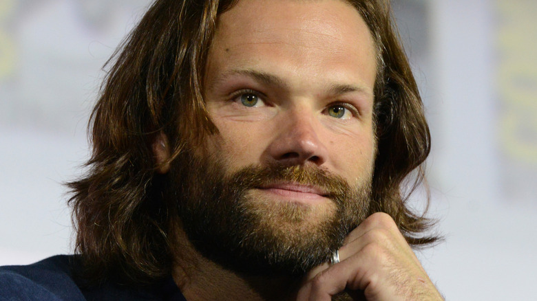 Jared Padalecki resting face on hand