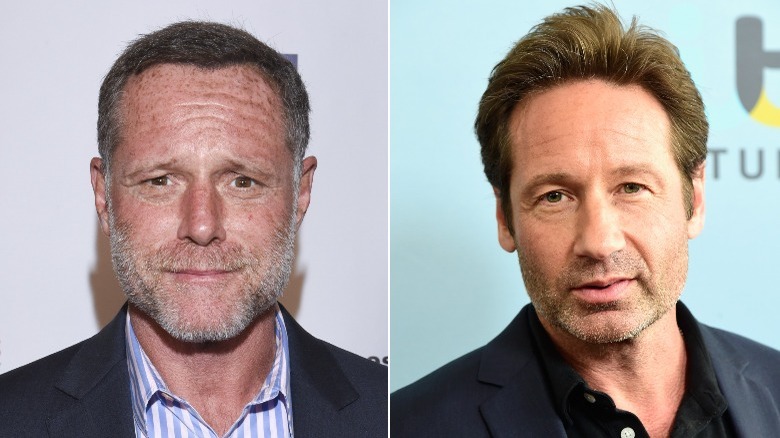 Jason Beghe and David Duchovny image split
