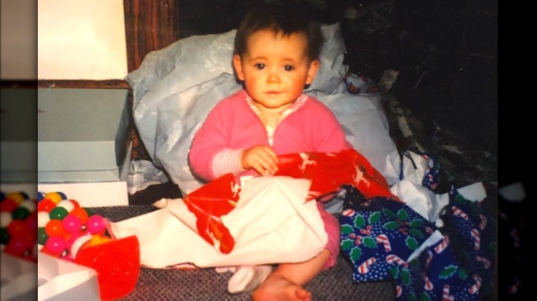 Jenelle Evans as a baby