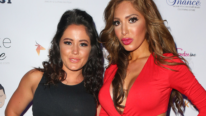 Jenelle Evans with Farrah Abraham
