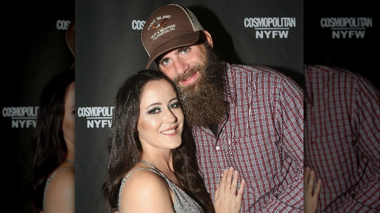 Jenelle Evans embracing David Eason