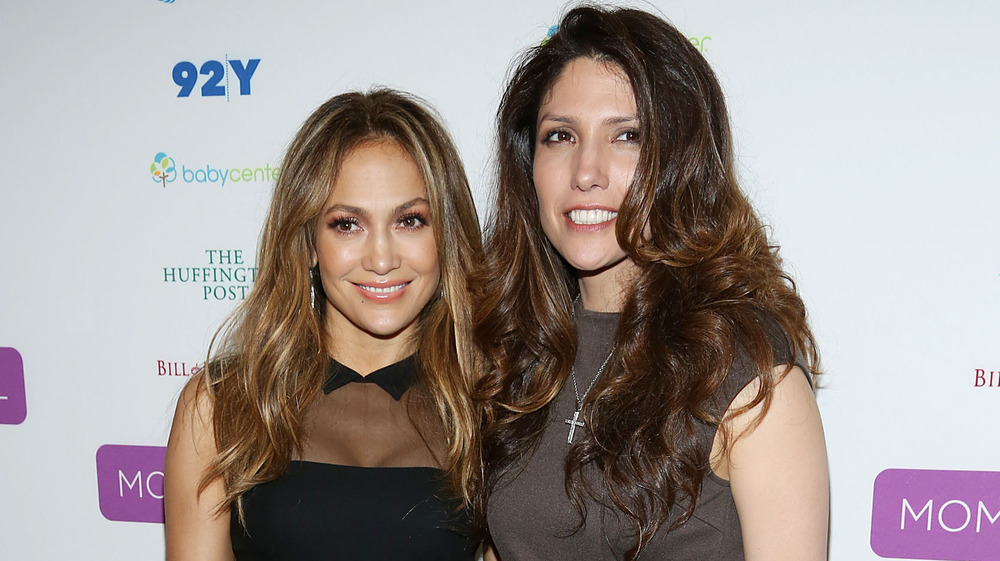 Jennifer Lopez and Lynda Lopez at an event