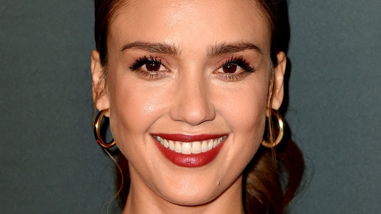 Jessica Alba smiling