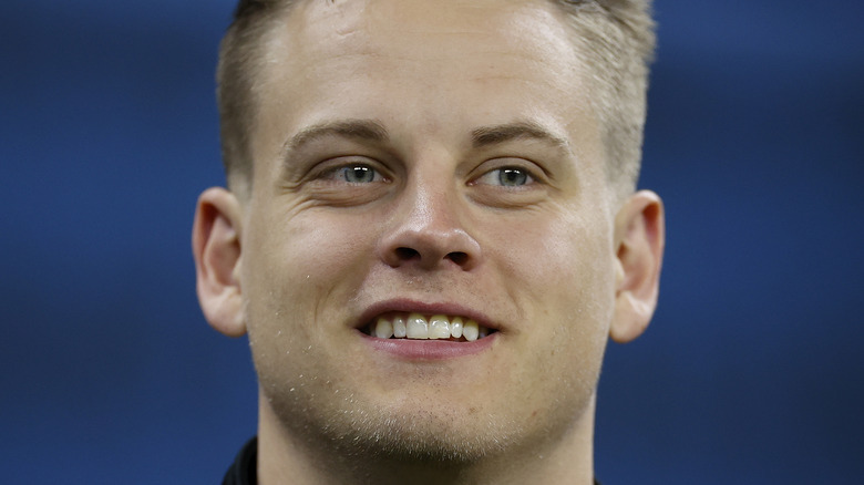 Joe Burrow smiling