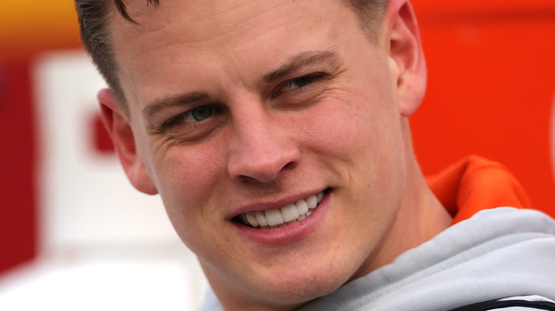 Joe Burrow smiling