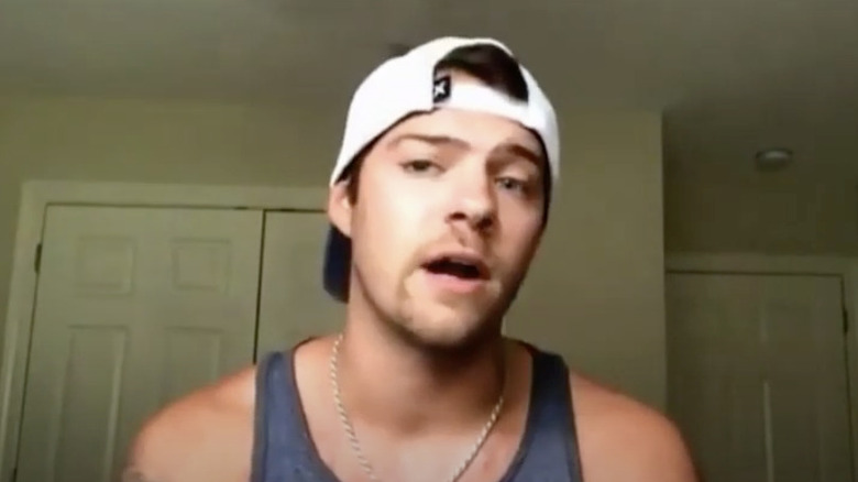 Dillon Passage speaking in webcam interview