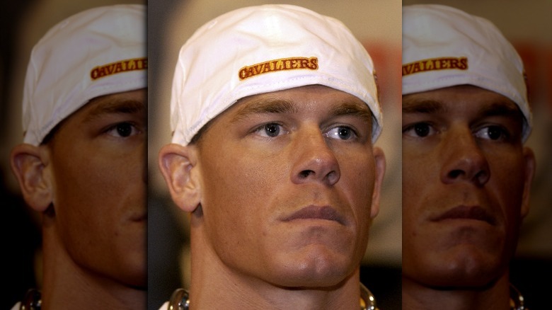 John Cena in a hat and necklace