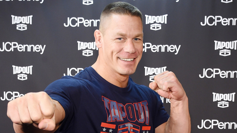 John Cena making fists