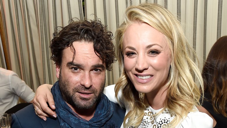 Johnny Galecki and Kaley Couco