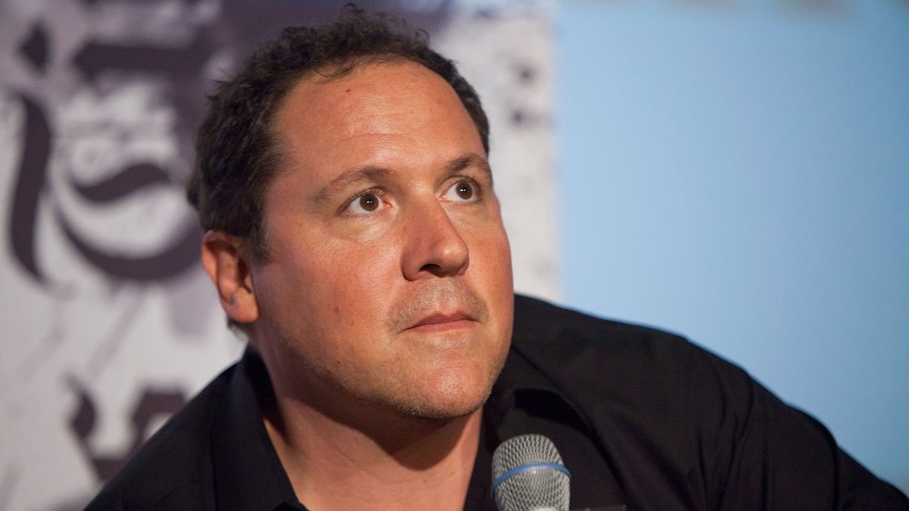 Jon Favreau addressing an audience