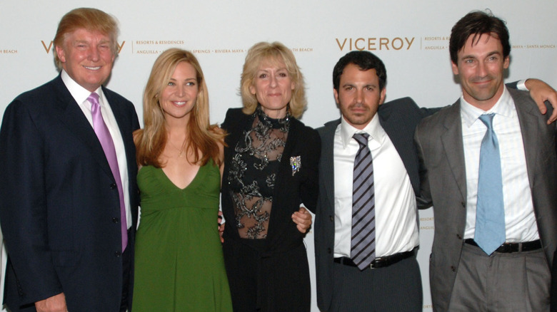 Donald Trump, Jon Hamm in group photo