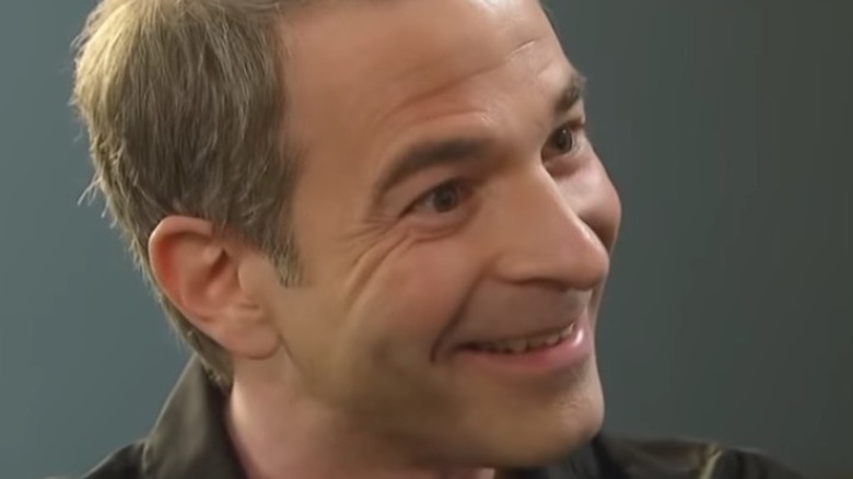 Jordan Schlansky laughing