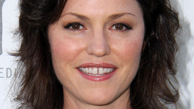 Jorja Fox smiling