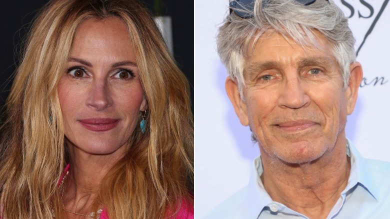 Julia Roberts glaring, Eric Roberts smiling