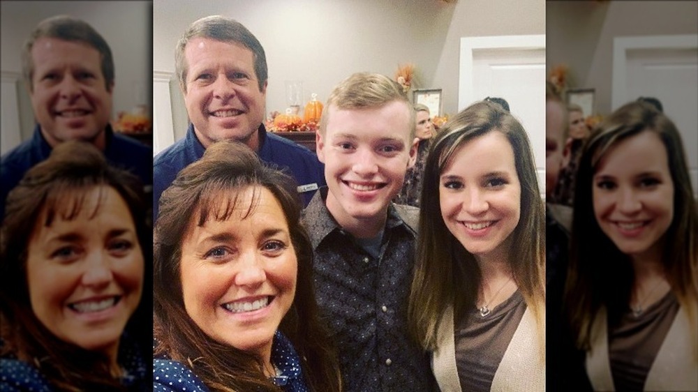 Jim Bob and Michelle, Justin, and Claire Duggar