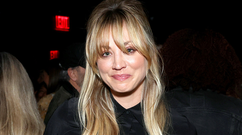 Kaley Cuoco smiling