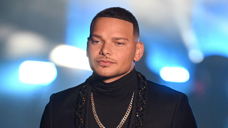 Kane Brown looking serious 