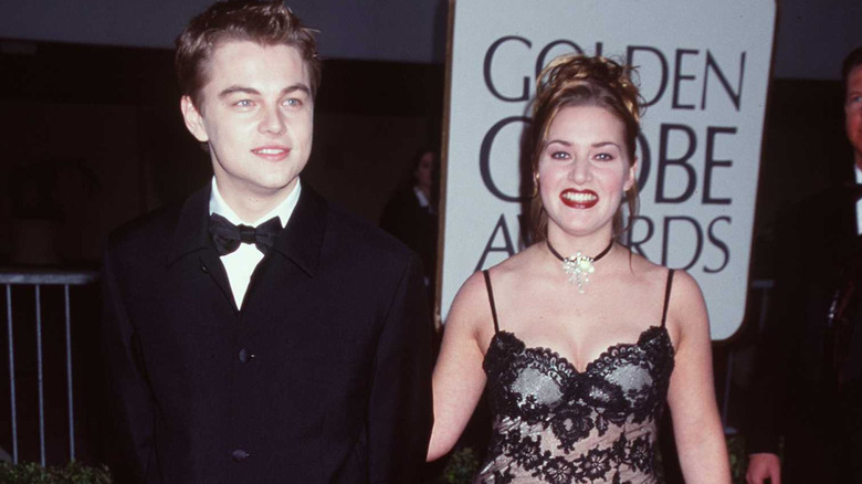 Leonardo DiCaprio and Kate Winslet on the red carpet together