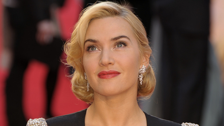 Kate Winslet looking up