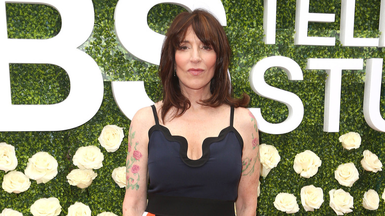 Katey Sagal looks at camera