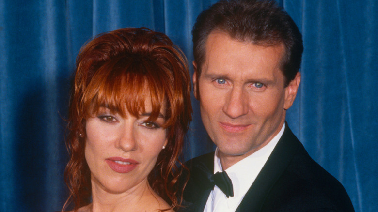 Katey Sagal poses with Ed O'Neill