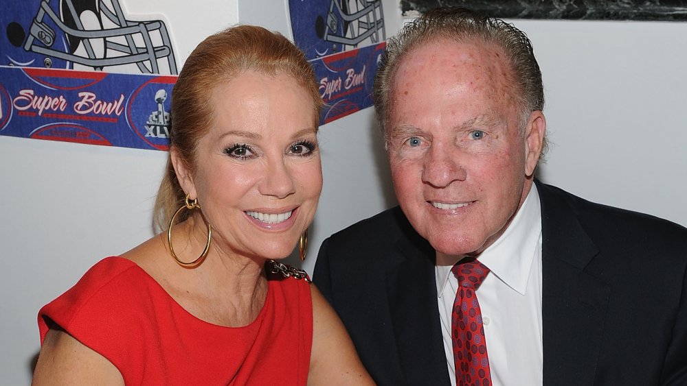 Kathie Lee Gifford and Frank Gifford at the New York Giants Super Bowl Pep Rally Luncheon