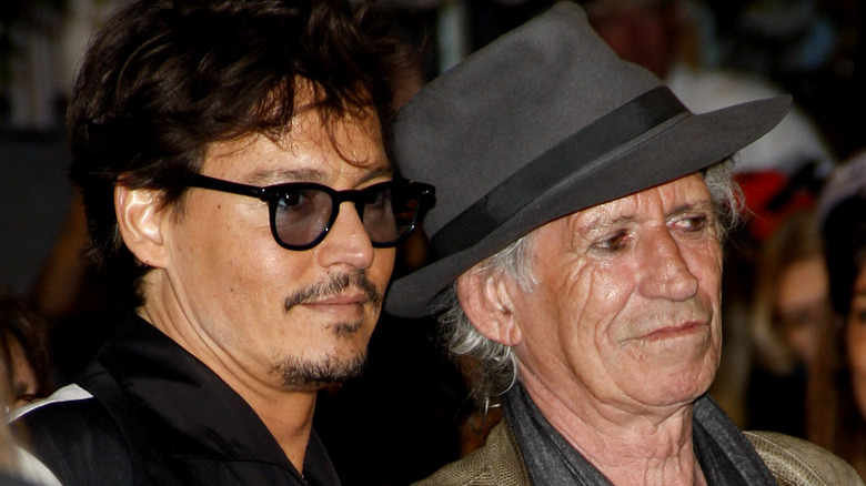 Johnny Depp and Keith Richards