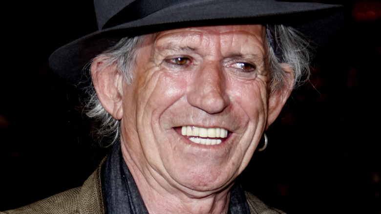 Keith Richards smiling