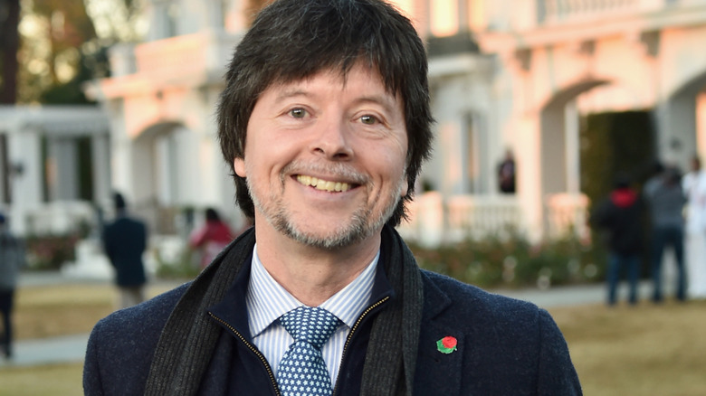 Ken Burns at a parade