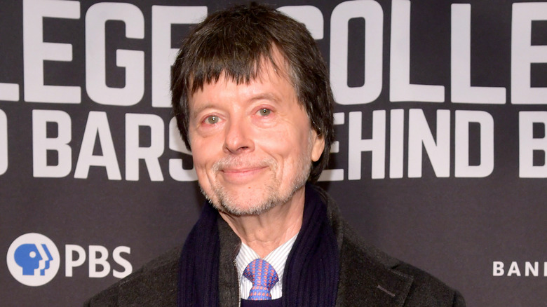 Ken Burns in a scarf