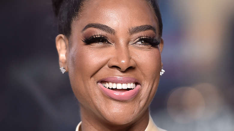 Kenya Moore smiling