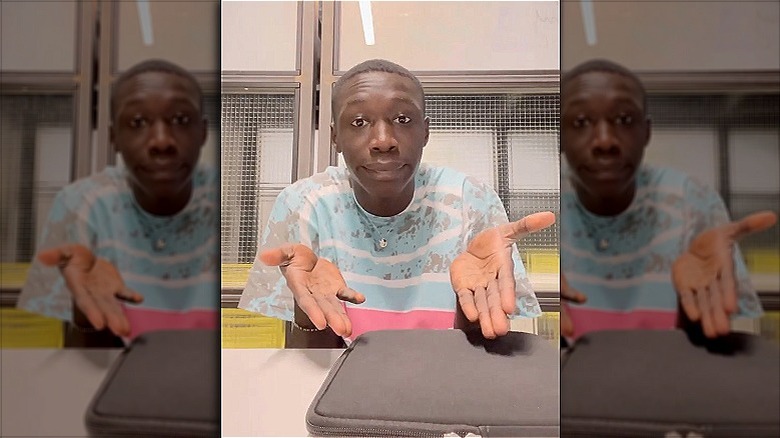 Khaby Lame in a TikTok