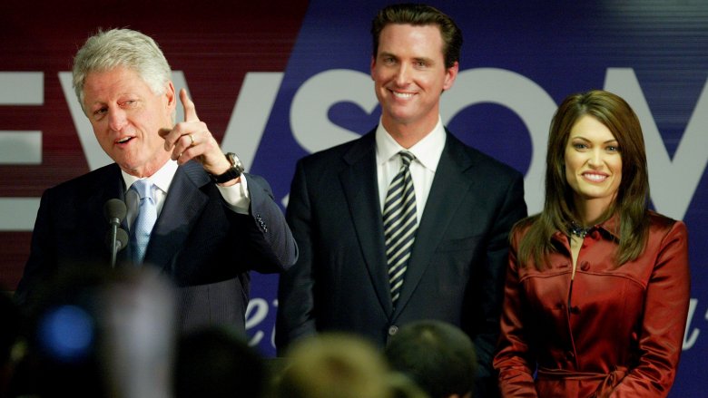 Bill Clinton, Gavin Newsom, Kimberly Guilfoyle
