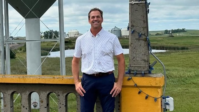 Bryon Noem at Highway 12 in Bristol, SD