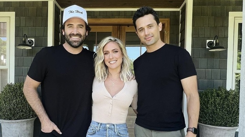 Jason Wahler, Kristin Cavallari, Steven Colletti, smiling