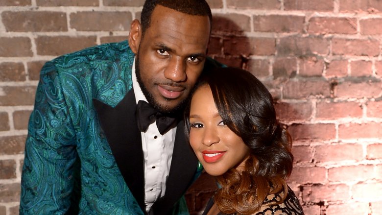 LeBron James and his wife Savannah James