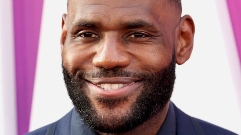 LeBron James smiling