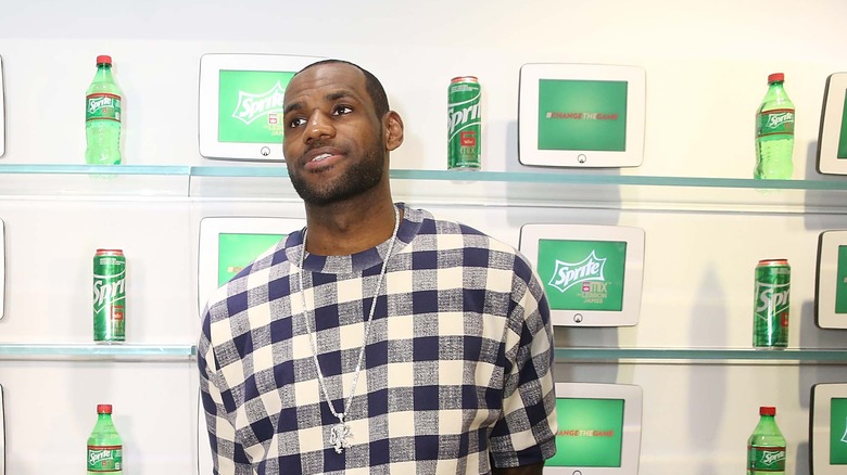 LeBron James at Sprite event at UNKWN in Aventura