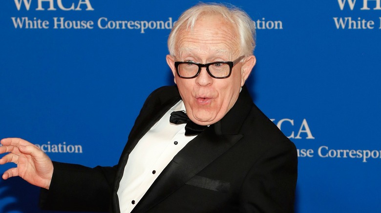 Leslie Jordan cheeky on red carpet