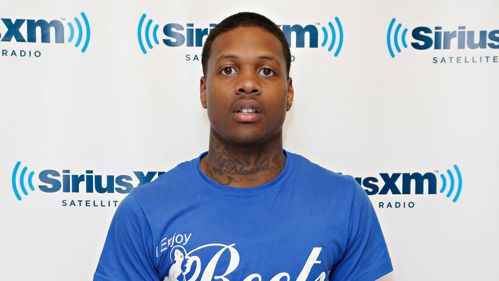 Lil Durk looking at camera