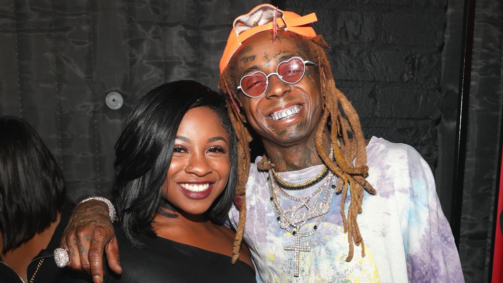 Reginae Carter & her dad Lil Wayne