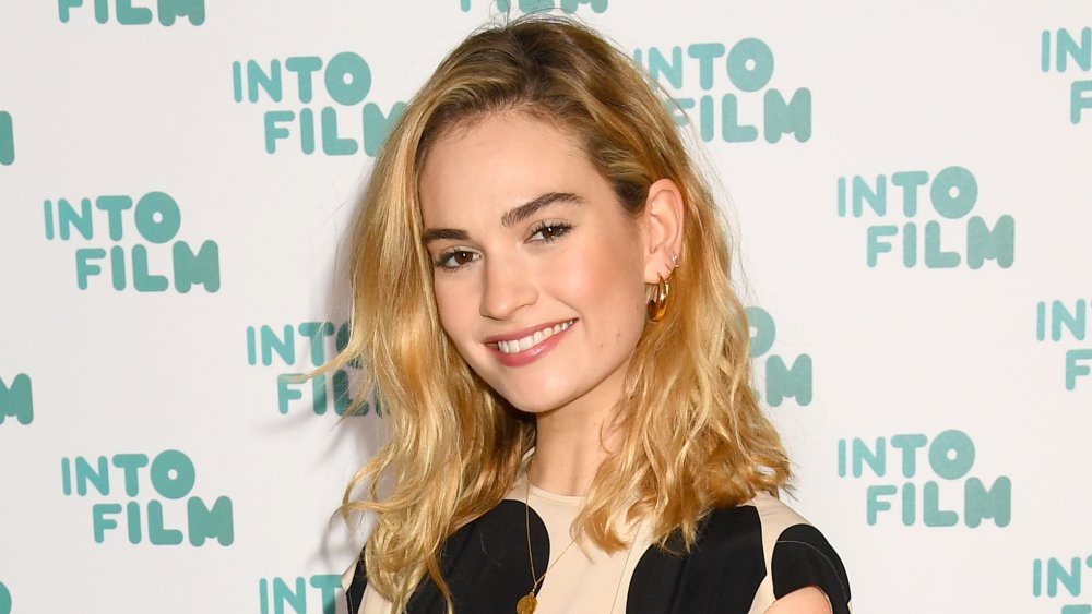 I Have Real Concerns About The Outfit Lily James Wore to the Mamma