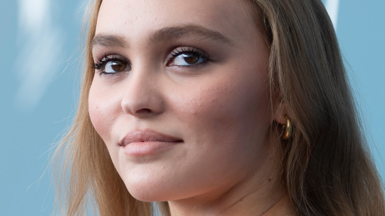 Lily-Rose Depp smiling