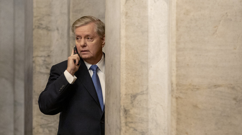 Lindsey Graham speaking on the phone