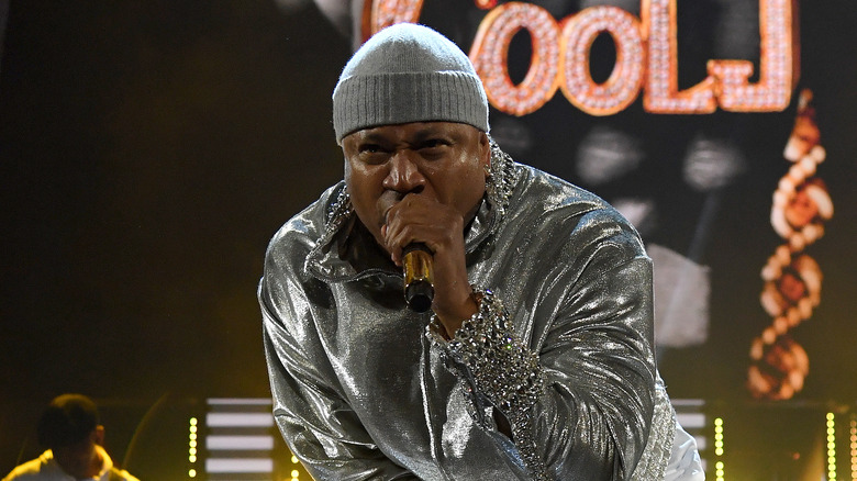 LL Cool J at Rock and Roll Hall of Fame induction ceremony
