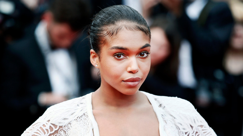Lori Harvey on the red carpet