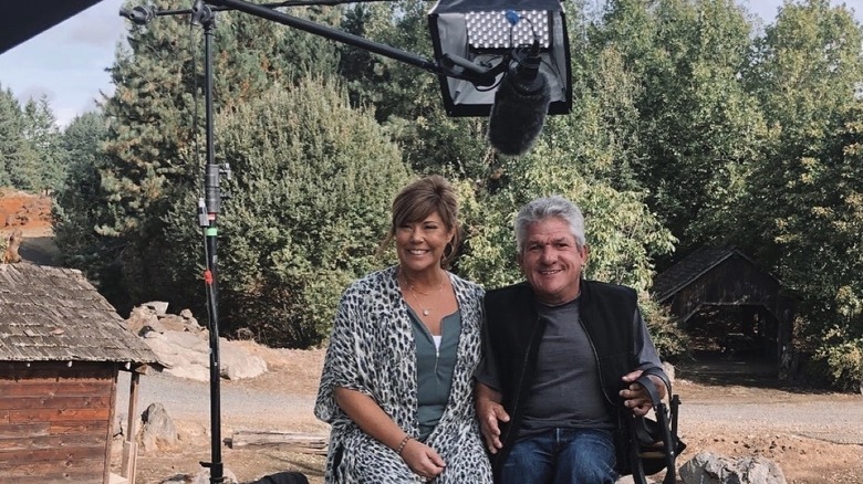 Caryn Chandler and Matt Roloff filming