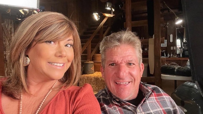Caryn Chandler taking a selfie with Matt Roloff