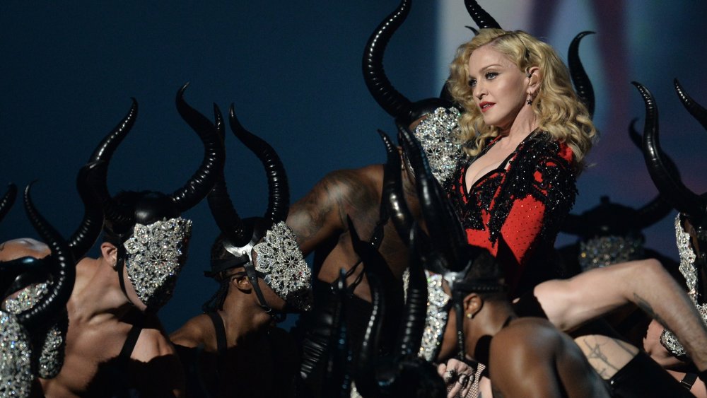 Madonna with dancers