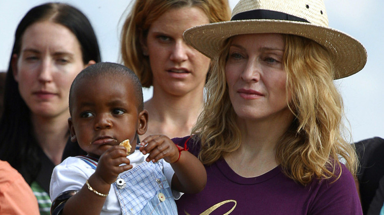 Madonna and David Banda